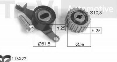 TREVI AUTOMOTIVE kd1042 -